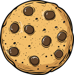 Sticker - Cookie clipart design illustration