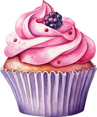 Wall Mural - Cupcake clipart design illustration