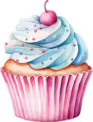 Wall Mural - Cupcake clipart design illustration