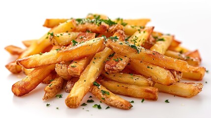 Canvas Print - french fries with ketchup