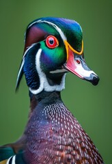 Wall Mural - a wood duck by jason w