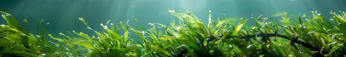 Wall Mural - algae in the sea.