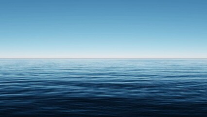 Wall Mural - wave sea beach and blue sky abstract background. nature and summer concept. 3d render.
