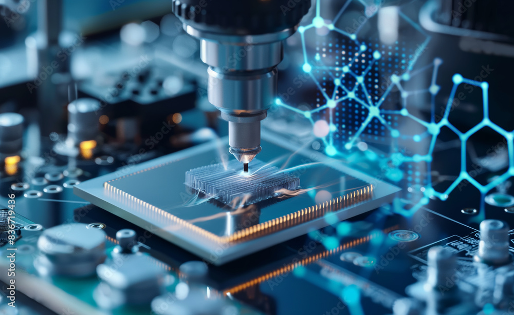 Atomic layer deposition (ALD) process in AI chip production, focusing ...
