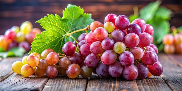 Fresh grape on background