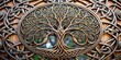 © Sompong - Celtic ironwork tree of life design in intricate detail, Celtic, tree, life, ironwork, design, intricate, detail, traditional, spiral, nature, symbol, ancient, culture, branches, roots