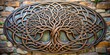 © Sompong - Celtic ironwork tree of life design in intricate detail, Celtic, tree, life, ironwork, design, intricate, detail, traditional, spiral, nature, symbol, ancient, culture, branches, roots