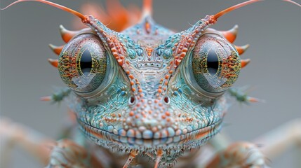 Canvas Print - close up of a lizard