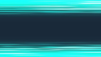 Wall Mural - 4K abstract speed lines background. Creative gradient blue horizontal light speed texture. Colorful motion backdrop for anime or manga style. Modern graphic design. Template for editing video.