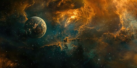 Wall Mural - Planet in the Sky