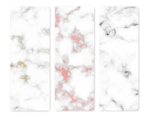 Wall Mural - Set of marble texture backgrounds