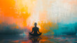 © Proadpran - A woman meditating in lotus position at sunset