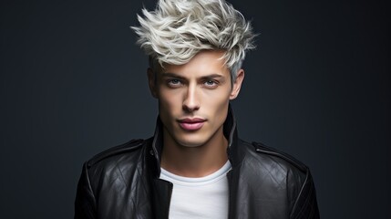 a man with a textured crop hairstyle, displaying the modern versatility of short, layered hair with added texture and movement 