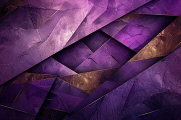 Sticker - Purple and Gold Abstract Wallpaper Design