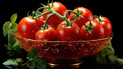 Sticker - tomatoes in a bowl