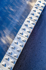 Canvas Print - typical security barrier at a street