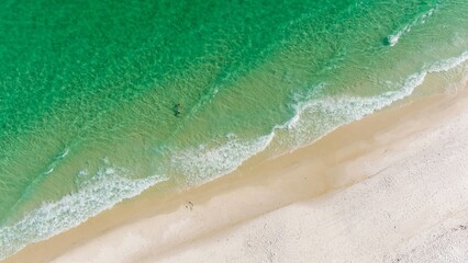 Wall Mural - Aerial view of the beach in Pensacola, Florida