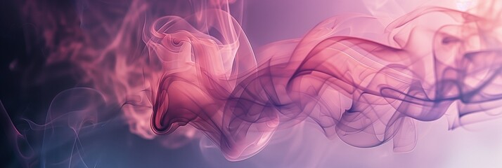 Wall Mural - Abstract Smoke Design for Bold Banner