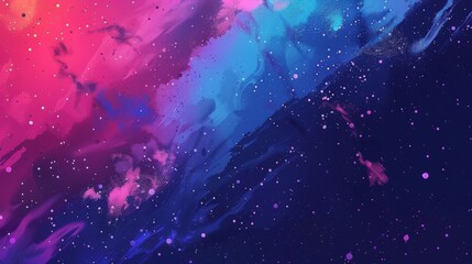 Wall Mural - Vivid abstract cosmic background with pink, blue, and purple colors. Perfect for space-themed designs, art, and digital visuals.