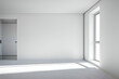 © Matan - 3d illustration of empty wall white interior