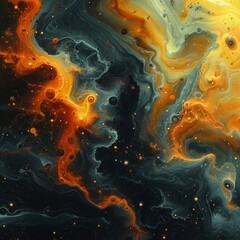 Wall Mural - abstract psychedelic background with fractal texture