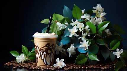 Wall Mural - snowdrops in a vase