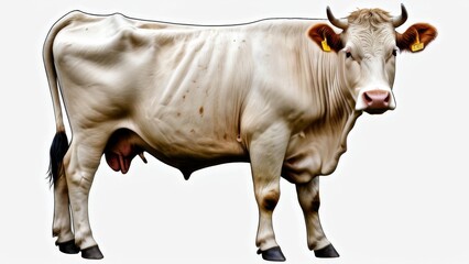 cow isolated on white background