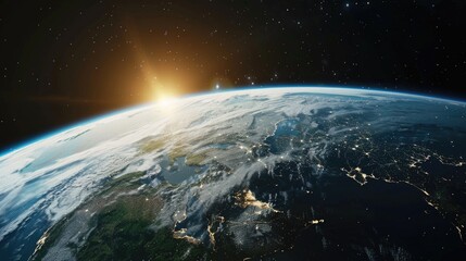 Canvas Print - earth from space at night