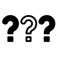 Poster - question mark icon