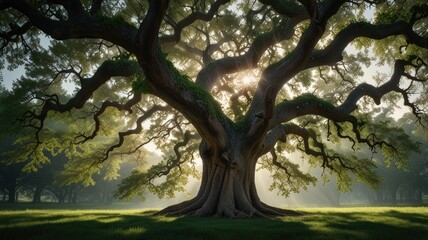 Wall Mural - tree in the forest