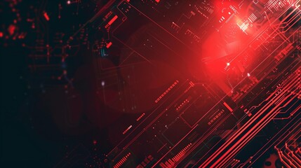 Digital Diversity: Futuristic Banner with Copyspace