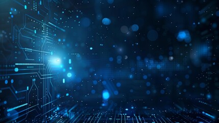 Digital Diversity: Futuristic Banner with Copyspace