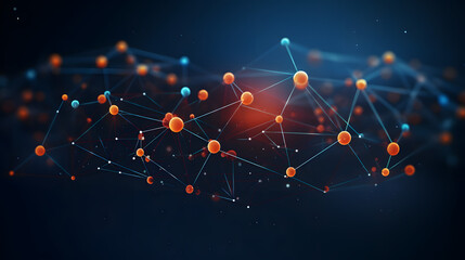 Icon of network map background