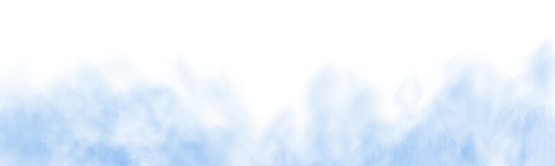 blue fog in slow motion. realistic atmospheric blue smoke. blue fume slowly floating rises up. png.