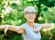 © Lumos sp - woman senior exercise fitness sport healthy outdoor female active fit mature elderly health training  old retirement caucasian nature adult wellness workout activity