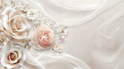 Wall Mural - wedding and bouquet