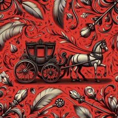 Wall Mural - royal carriage