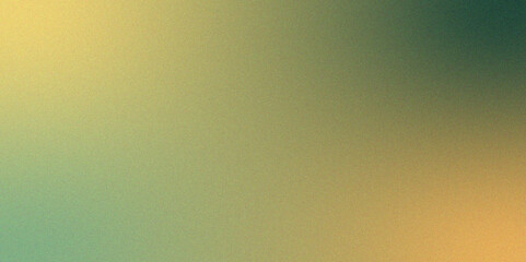 Fototapete - Abstract Yellow gradient background with grainy noise texture. Vibrant Yellow Dark glowing color grainy poster design. Textured with rough grain, noise, and bright spots.	
