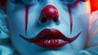 © StasySin - A close-up of a person with dramatic clown makeup
