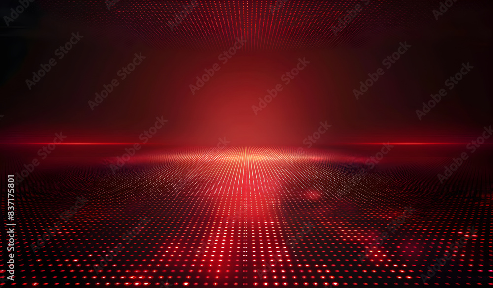 Abstract matrix red background Stock Photo | Adobe Stock