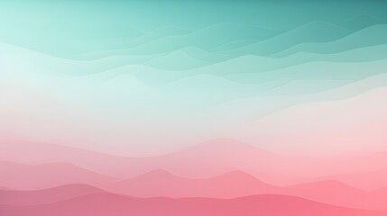 Wall Mural - Background with a gradient from teal to blush pink