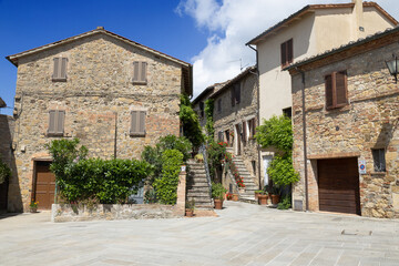 Wall Mural - Monticchiello is a village in Tuscany, administratively a frazione of the comune of Pienza, province of Siena