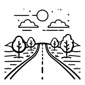 Road Single Icon