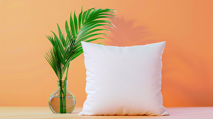 Poster - Pillow mockup for branding and marketing