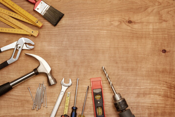 Canvas Print - Assorted work tools