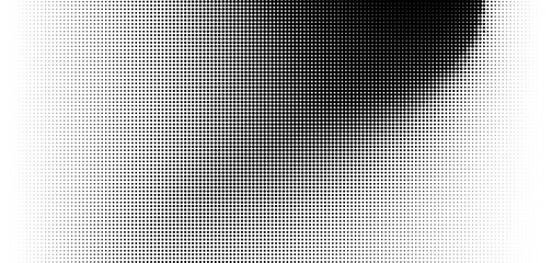Wall Mural - halftone dots pattern. gradient halftone dots backgrounds