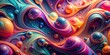 © artsakon - Abstract digitally created background with a fluid amorphous design, digital, art, creativity, modern, graphic, backdrop, colorful, vibrant, contemporary,abstract, shape, concept