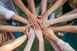 © GreenOptix - teamwork makes the dream work, hands from different people