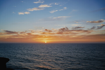 Wall Mural - sunset over the ocean