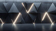 © Ahmed - grey modern 3d triangle shape design background